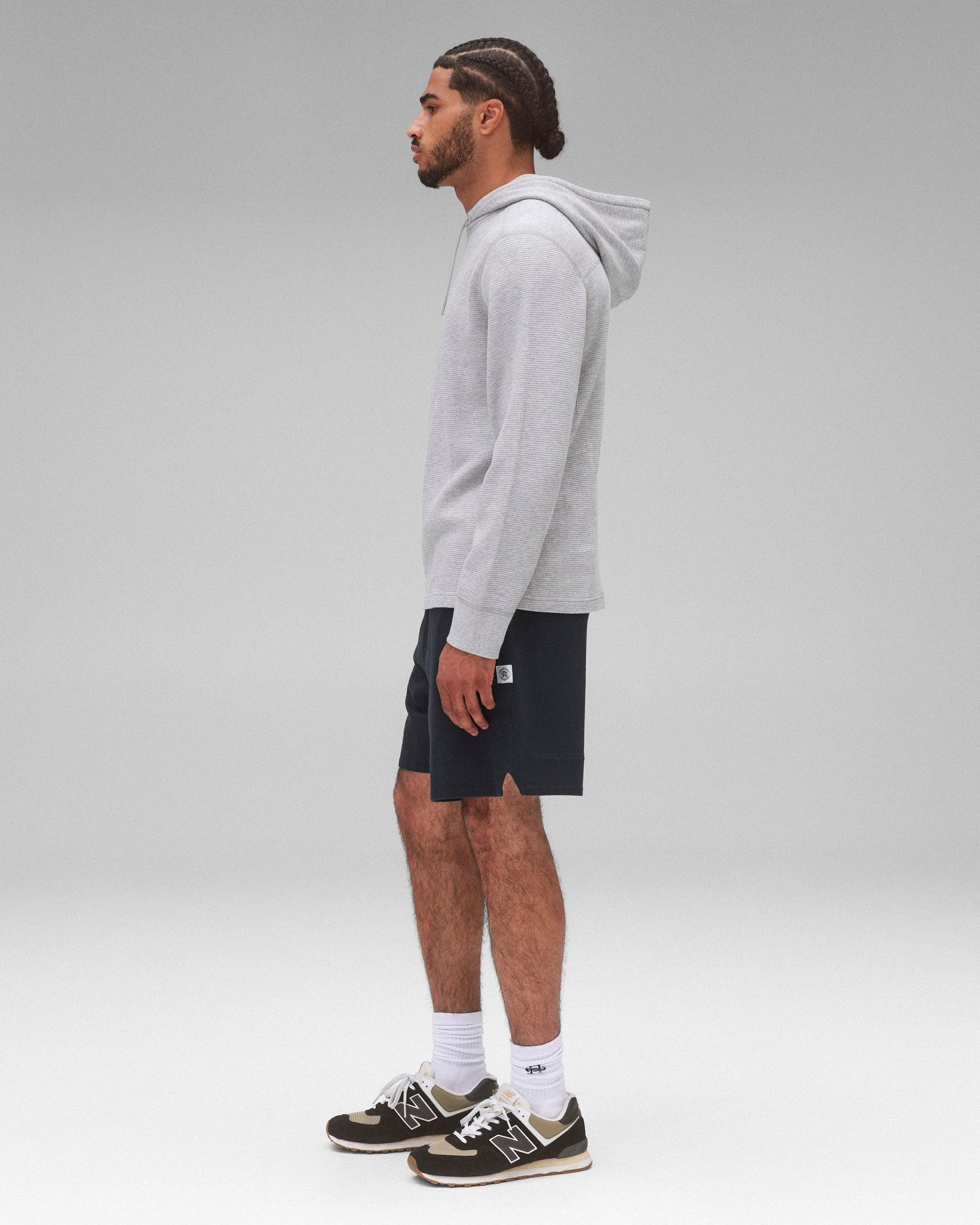 Lightweight Waffle Standard Hoodie Male Product Image