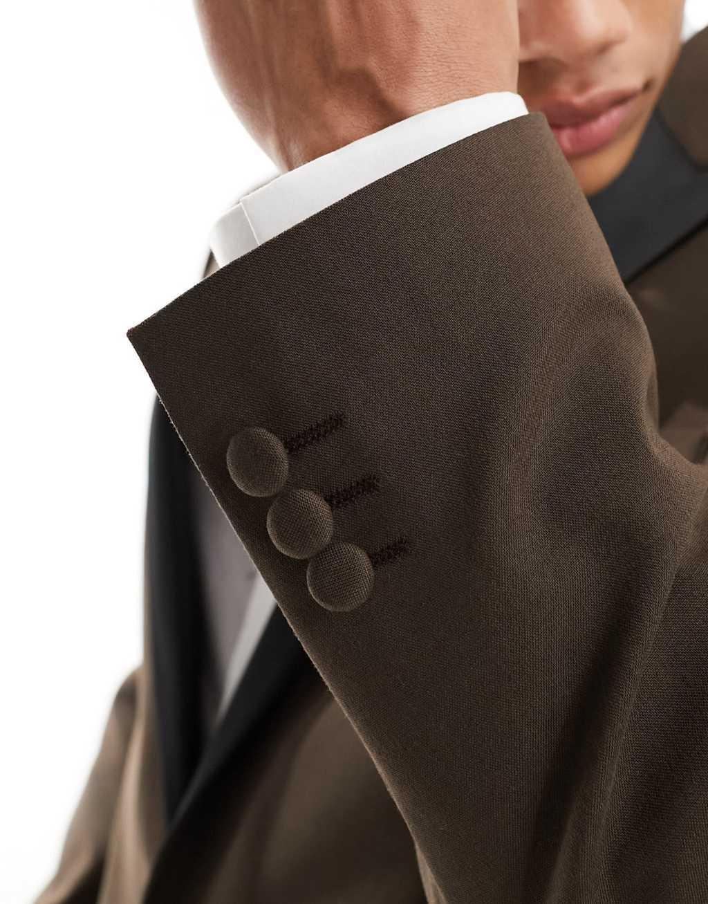 ASOS DESIGN skinny tuxedo suit pants Product Image