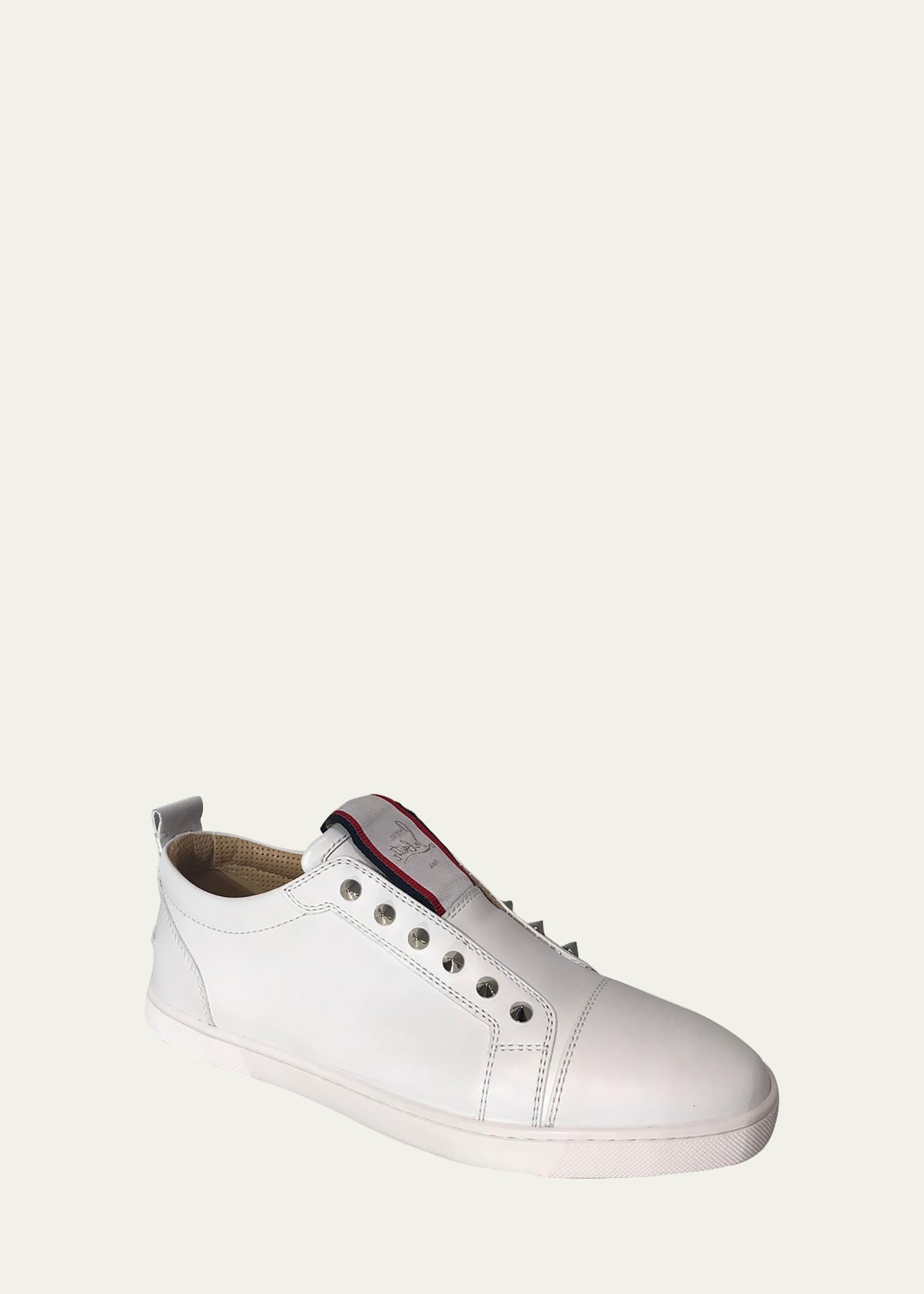 Mens F. A.V. Fique A Vontade Spiked Leather Slip-On Sneakers Product Image
