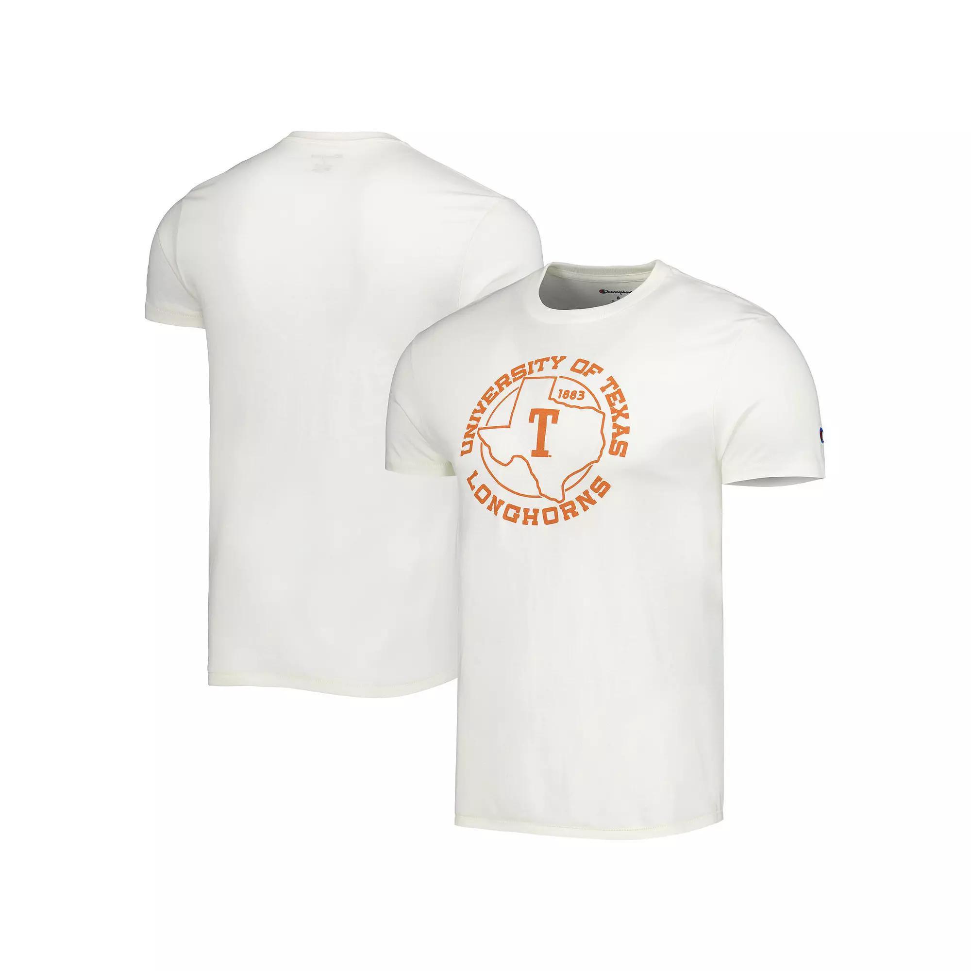 Men's Champion White Texas Longhorns Vault State Tri-Blend T-Shirt, Size: Medium Product Image