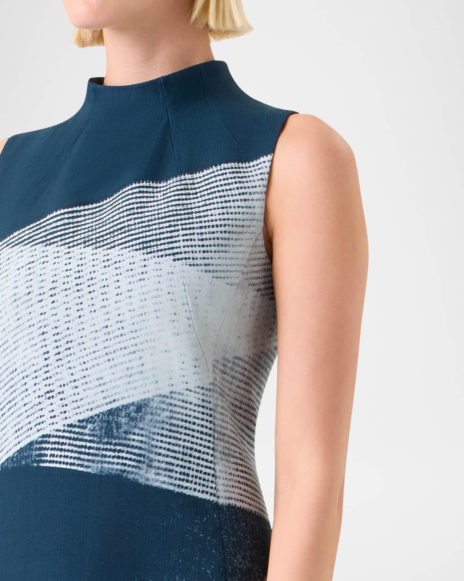 Zig Zag Skimmer Sleeveless Dress Product Image