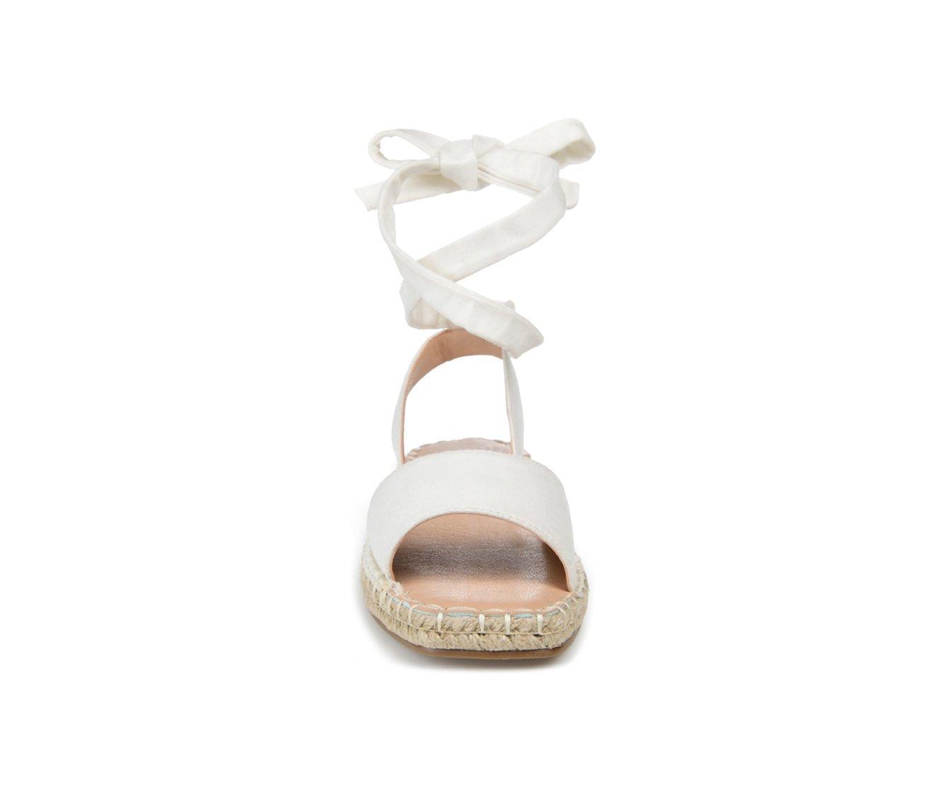 Women's Journee Collection Emelie Espadrille Tie-Up Sandals Product Image