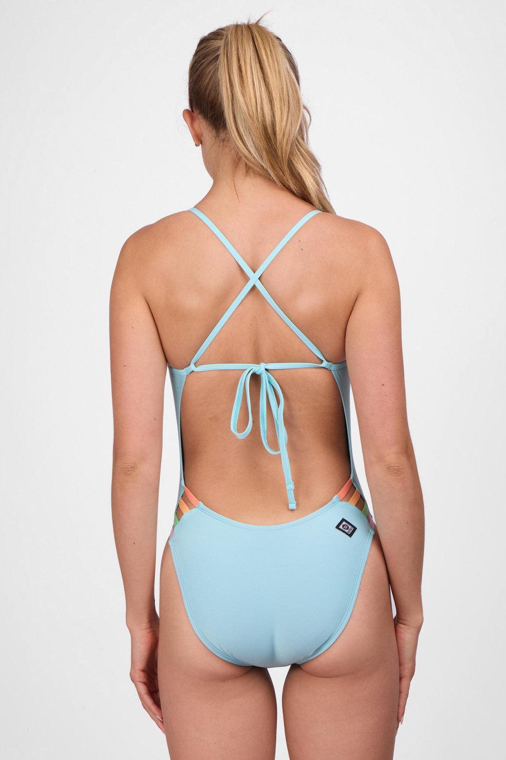 Gavin One Piece Swimsuit - Navy Contrast Female Product Image