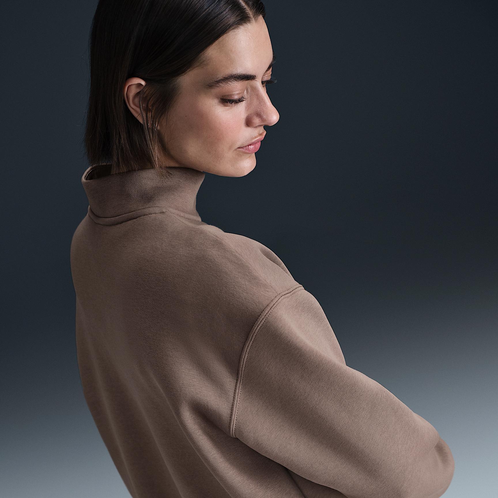 Nike Sportswear Phoenix Fleece Women's Oversized 1/4-Zip Long Sweatshirt Product Image