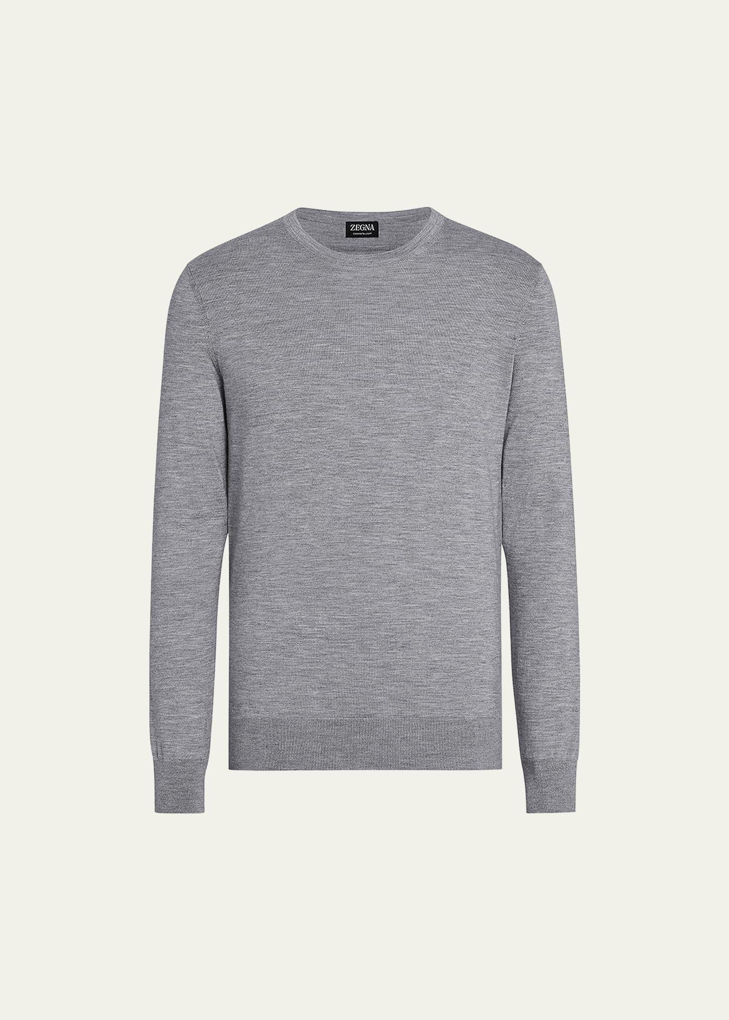 Mens Casheta Cashmere-Silk Crewneck Sweater Product Image