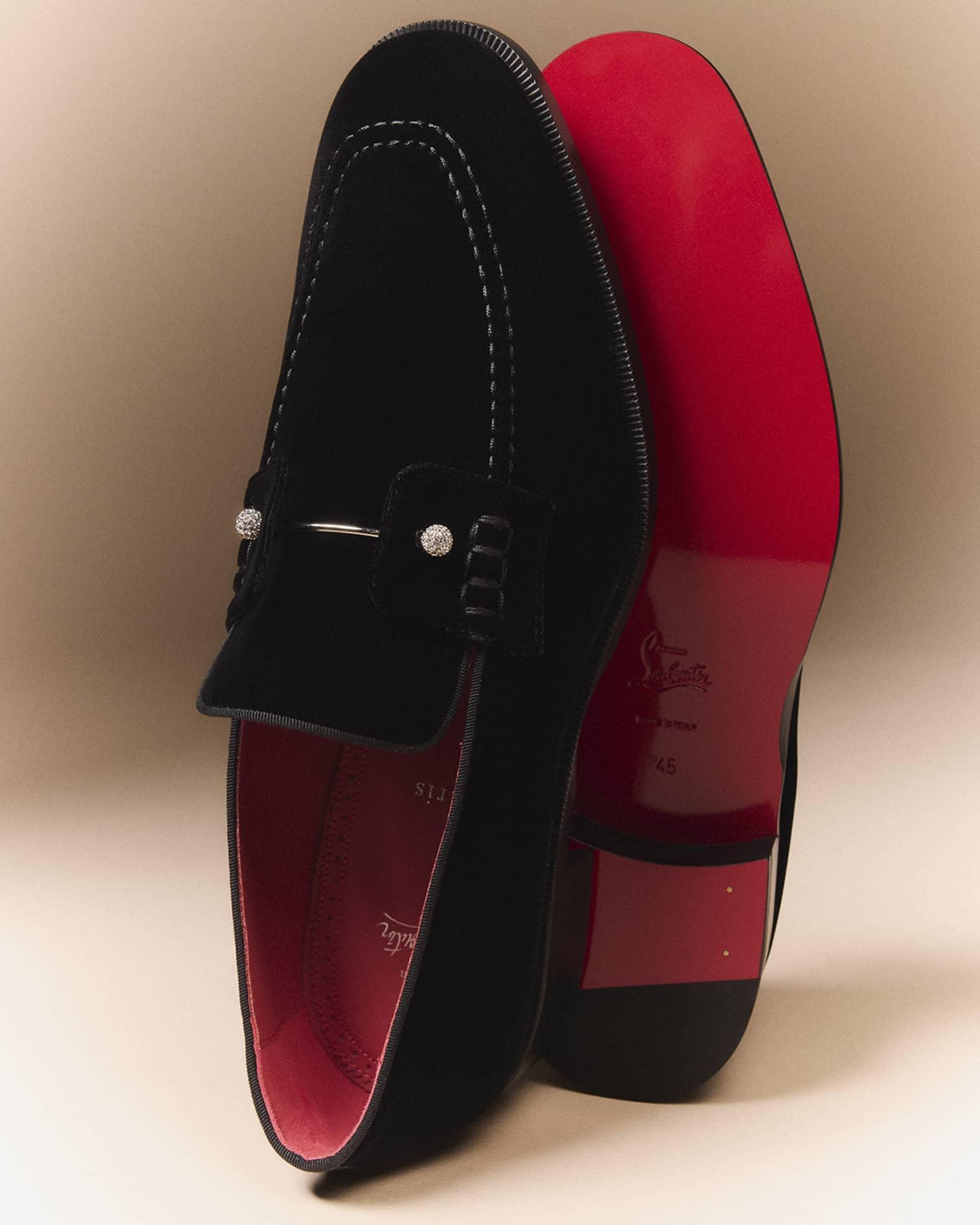 Men's Chambelimoc Night Strass Velvet Loafers Product Image