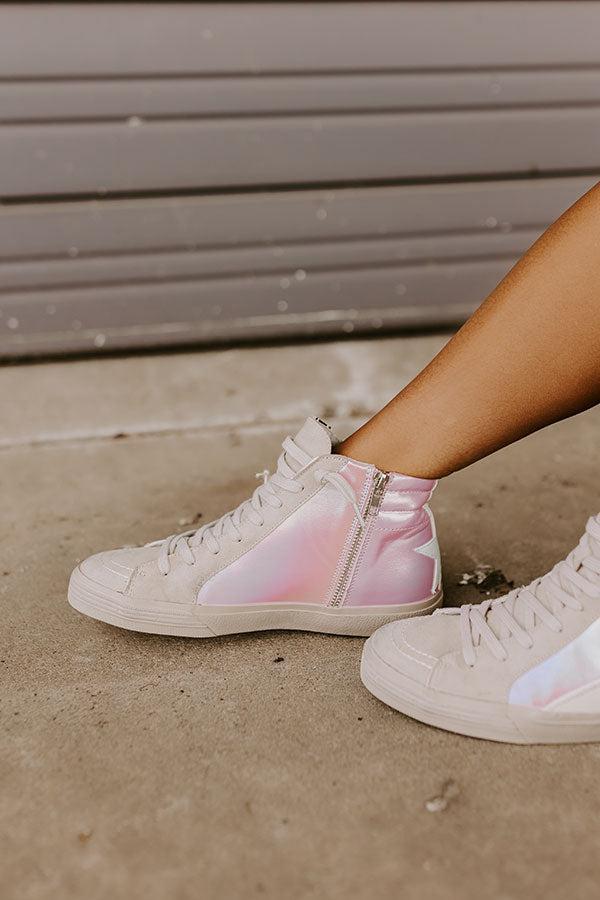 The Daphne Vintage Metallic Sneaker Product Image