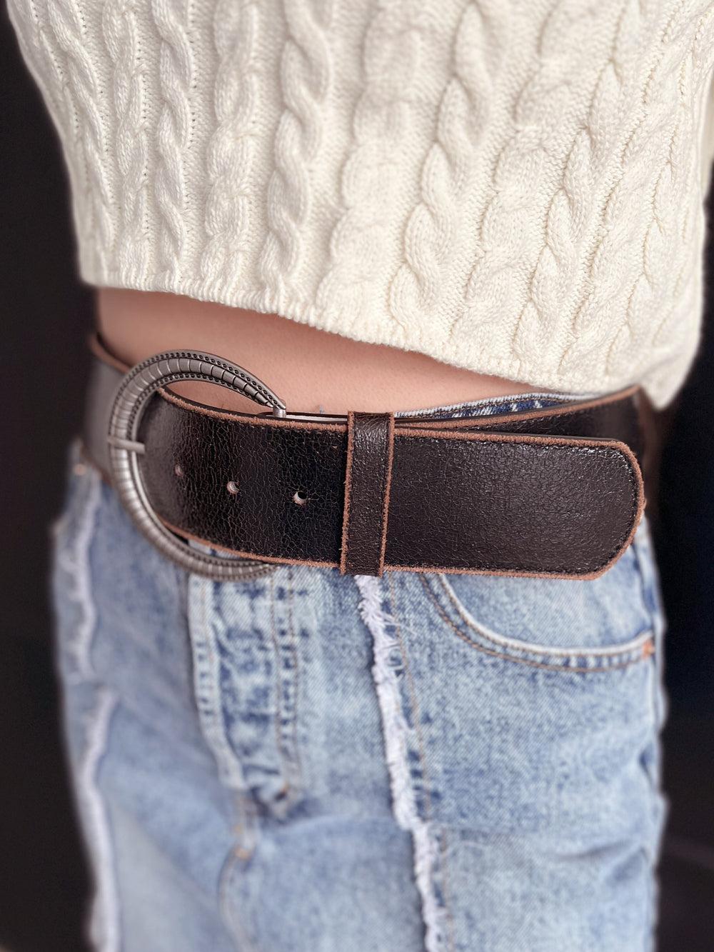 Denim Mini Skirt With Frayed Hem Product Image