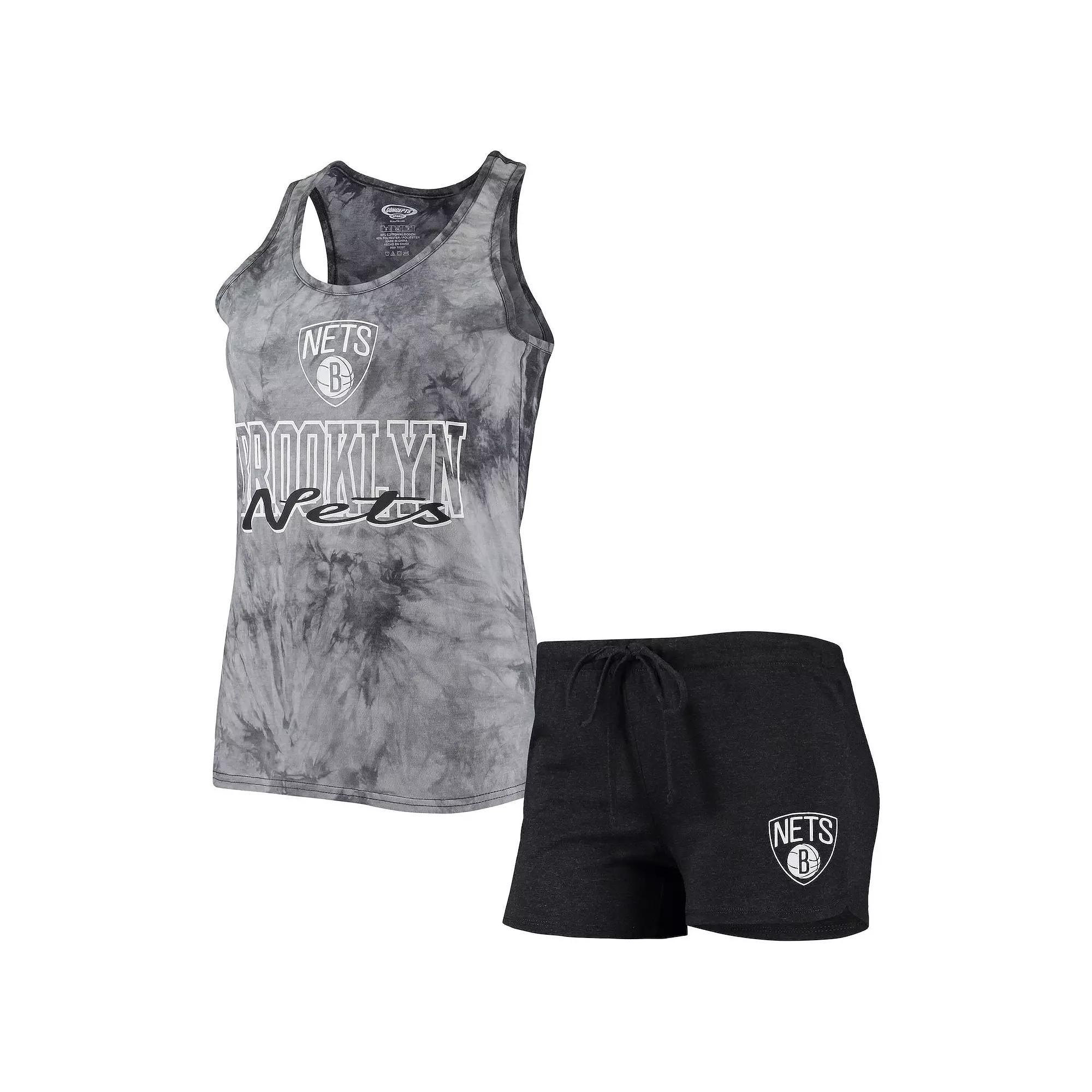 Women's Concepts Sport Charcoal Los Angeles Lakers Billboard Tank Top & Shorts Sleep Set, Size: Medium Product Image