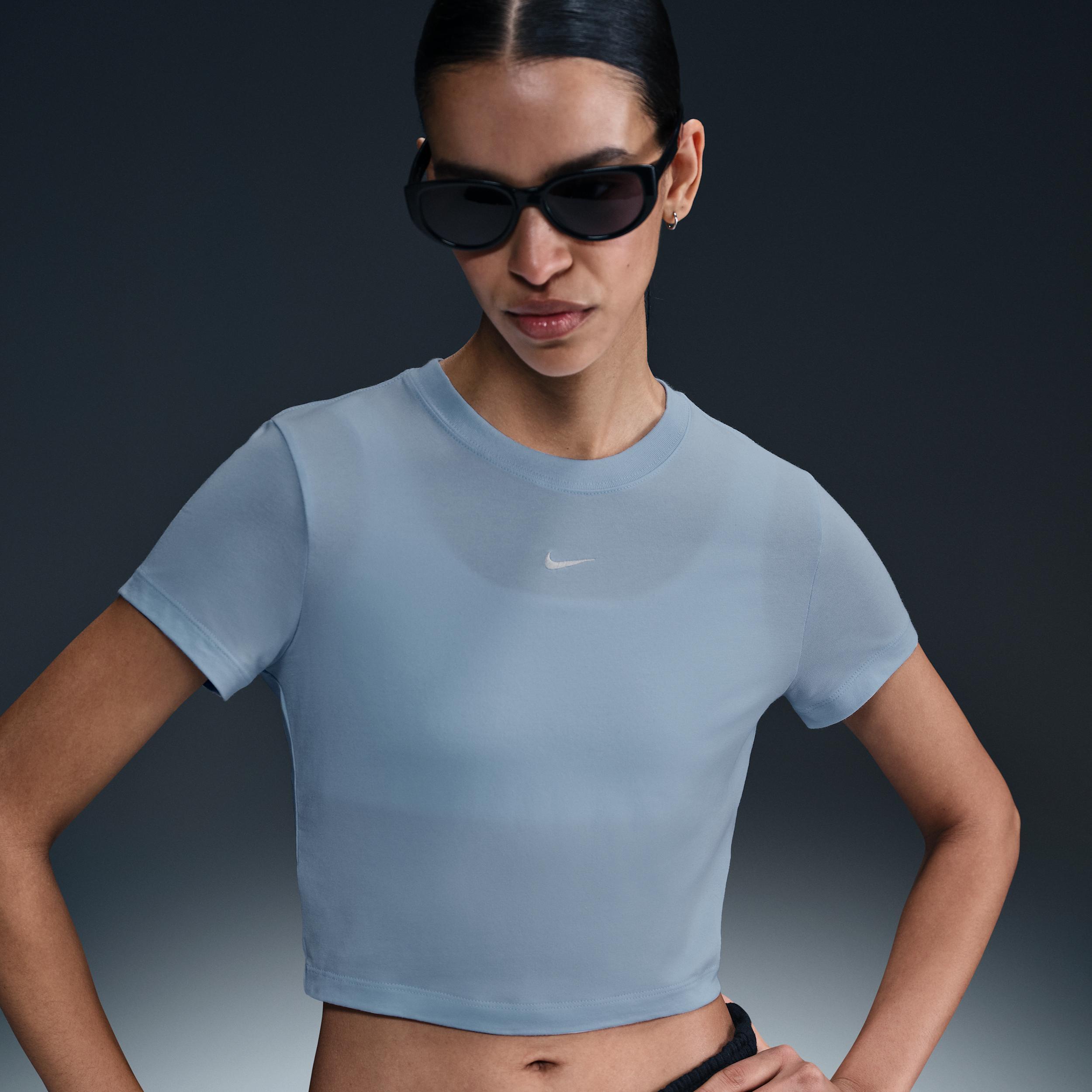 Women's Nike Sportswear Chill Knit Cropped T-Shirt Product Image