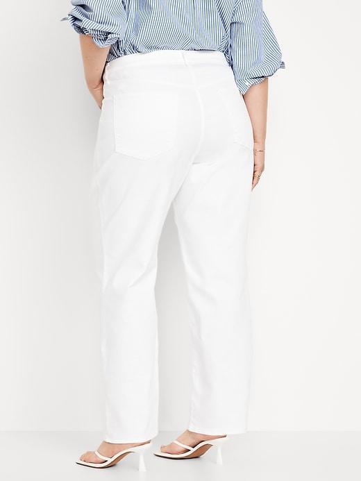 High-Waisted Wow Loose Jeans Product Image