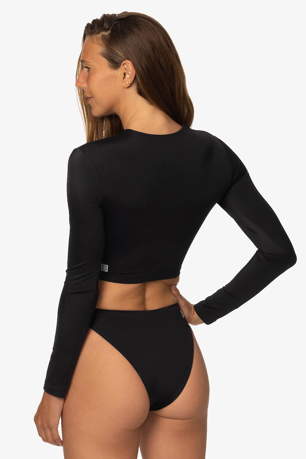 Haliewa Bikini Bottom - Black Female Product Image