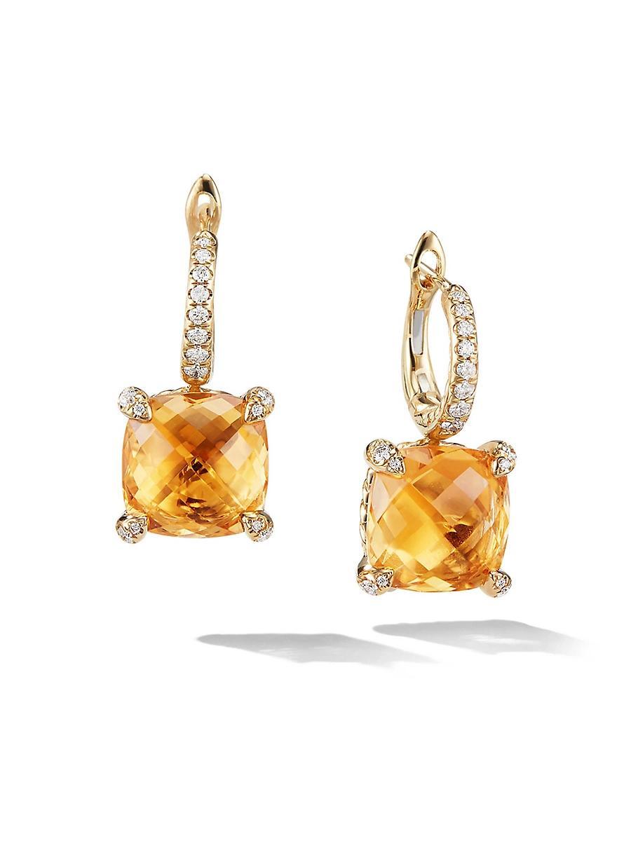 Womens Chatelaine Drop Earrings in 18K Yellow Gold Product Image