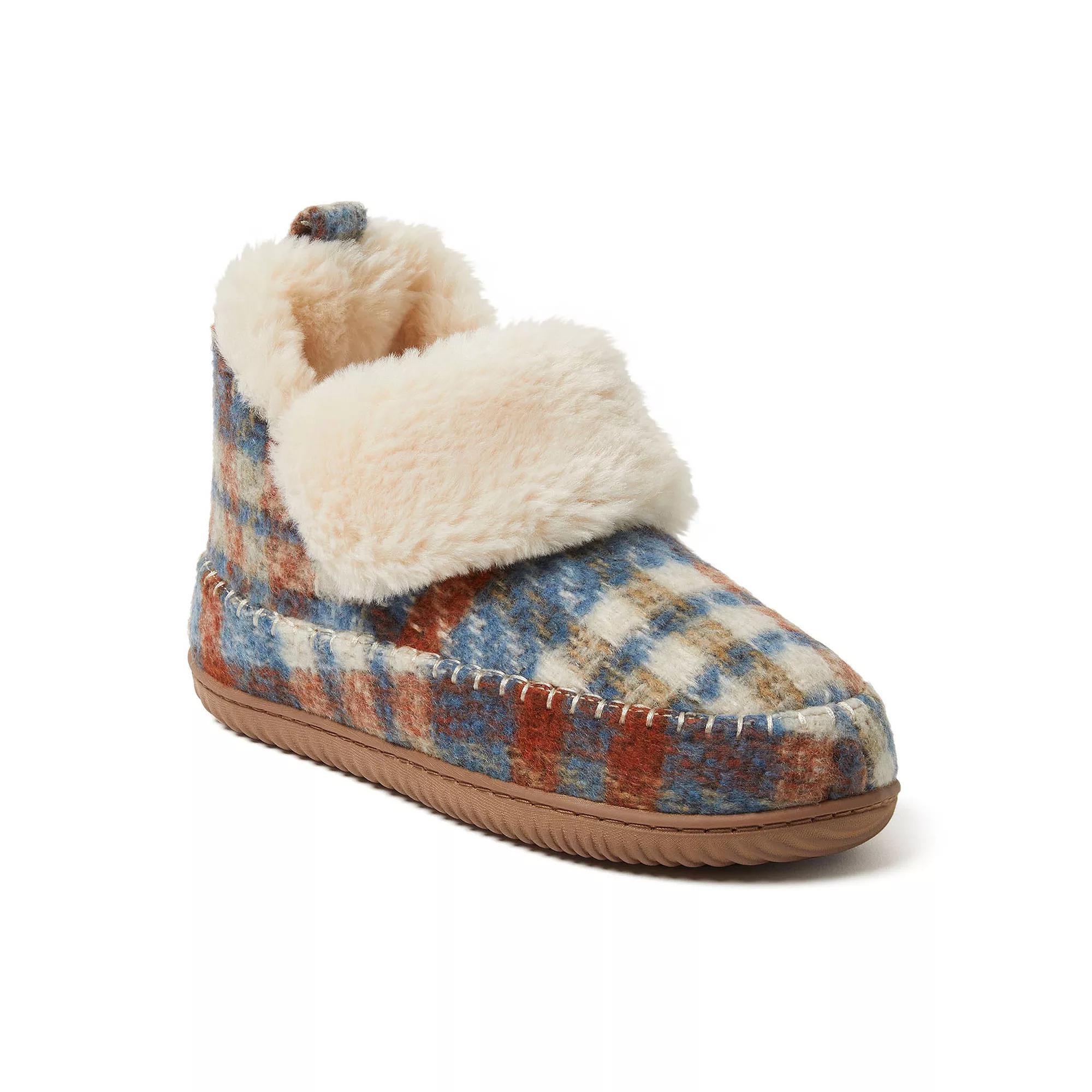 Alpine by Dearfoams Moritz Women's Bootie Slippers, Size: 7, Warm Combo Product Image