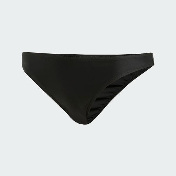 adidas 3-Stripes V-Back Bikini Black 10 Womens Product Image