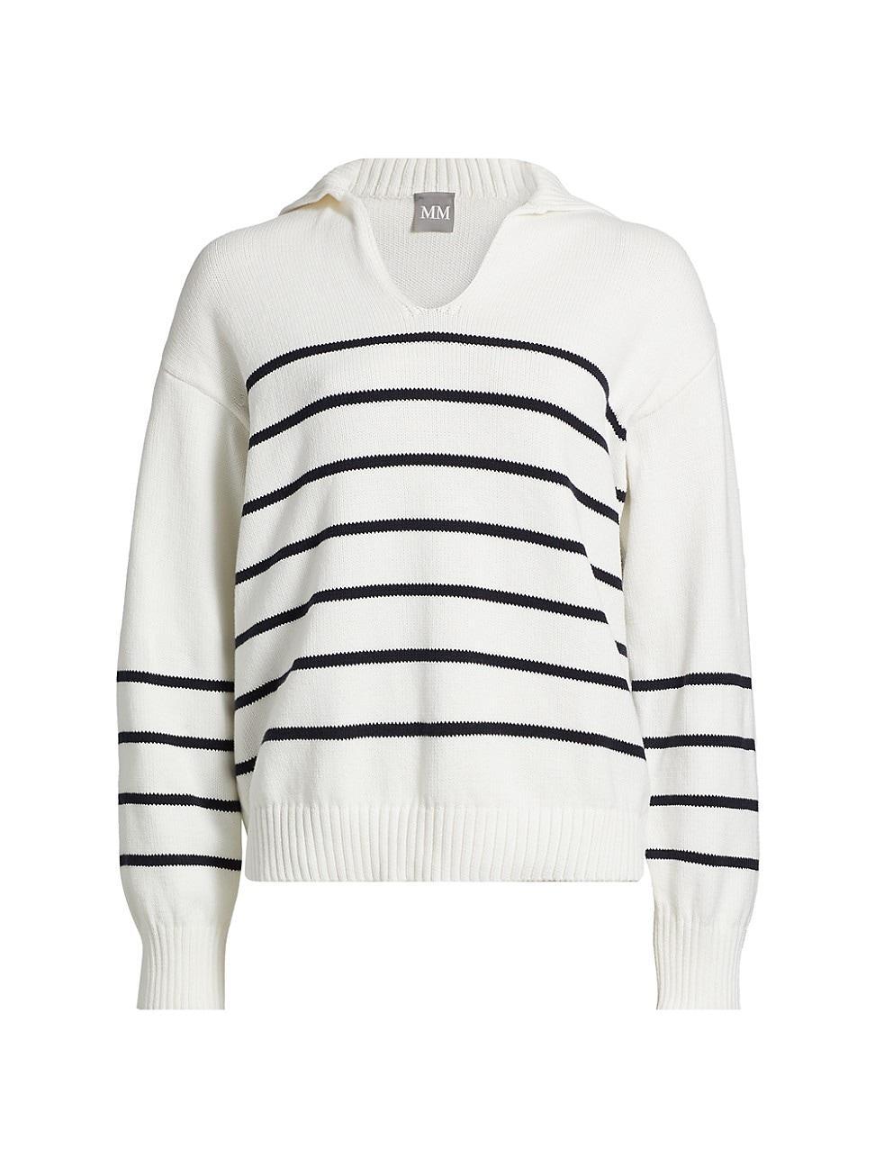 Womens Billy Stripe Cotton-Blend Sweater Product Image