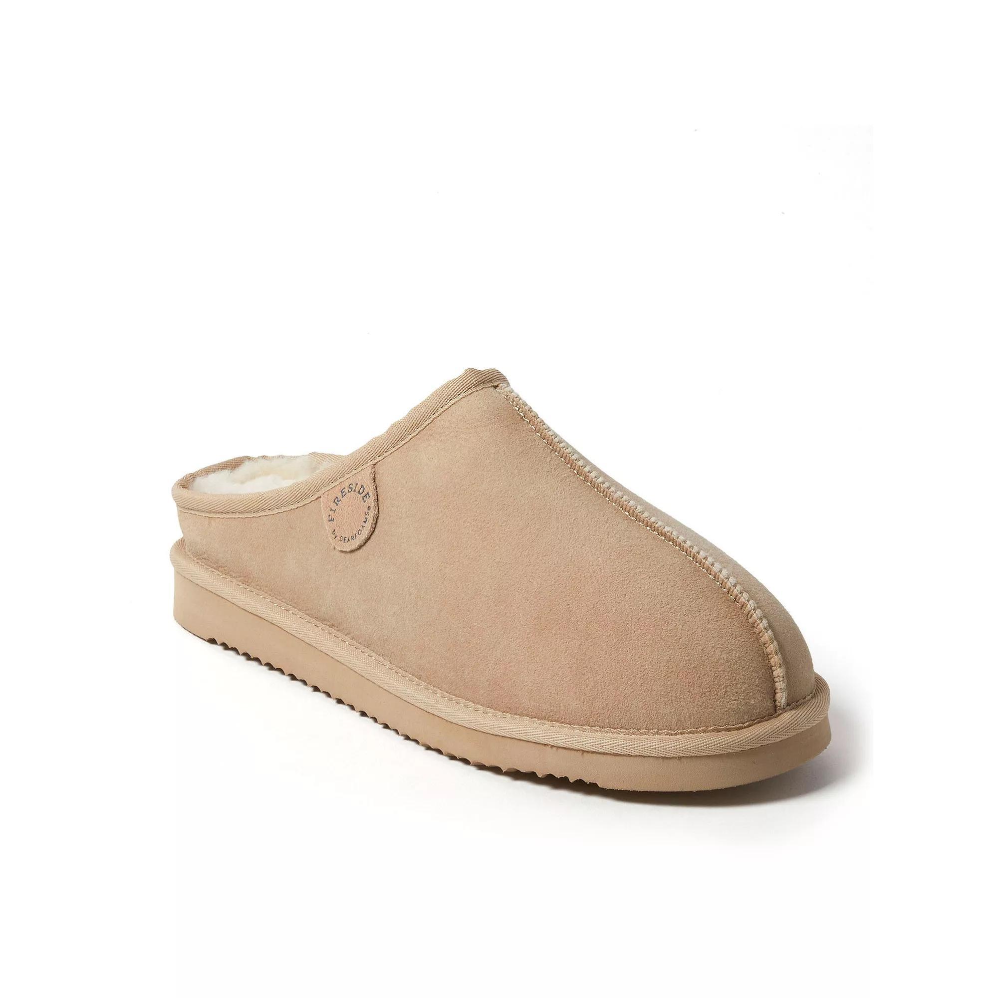 Dearfoams Fireside Greta Women's Genuine Shearling Clog Slippers, Size: 11, Brown Product Image