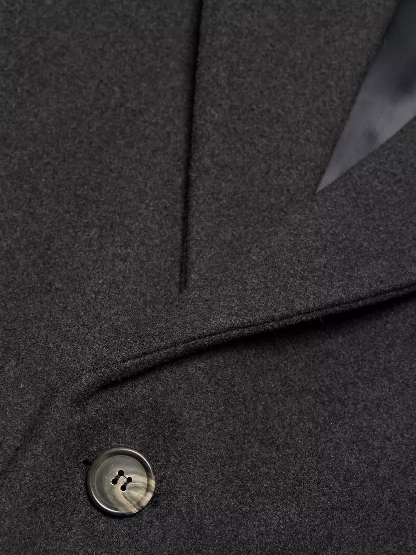 Single Breasted Wool Coat Product Image