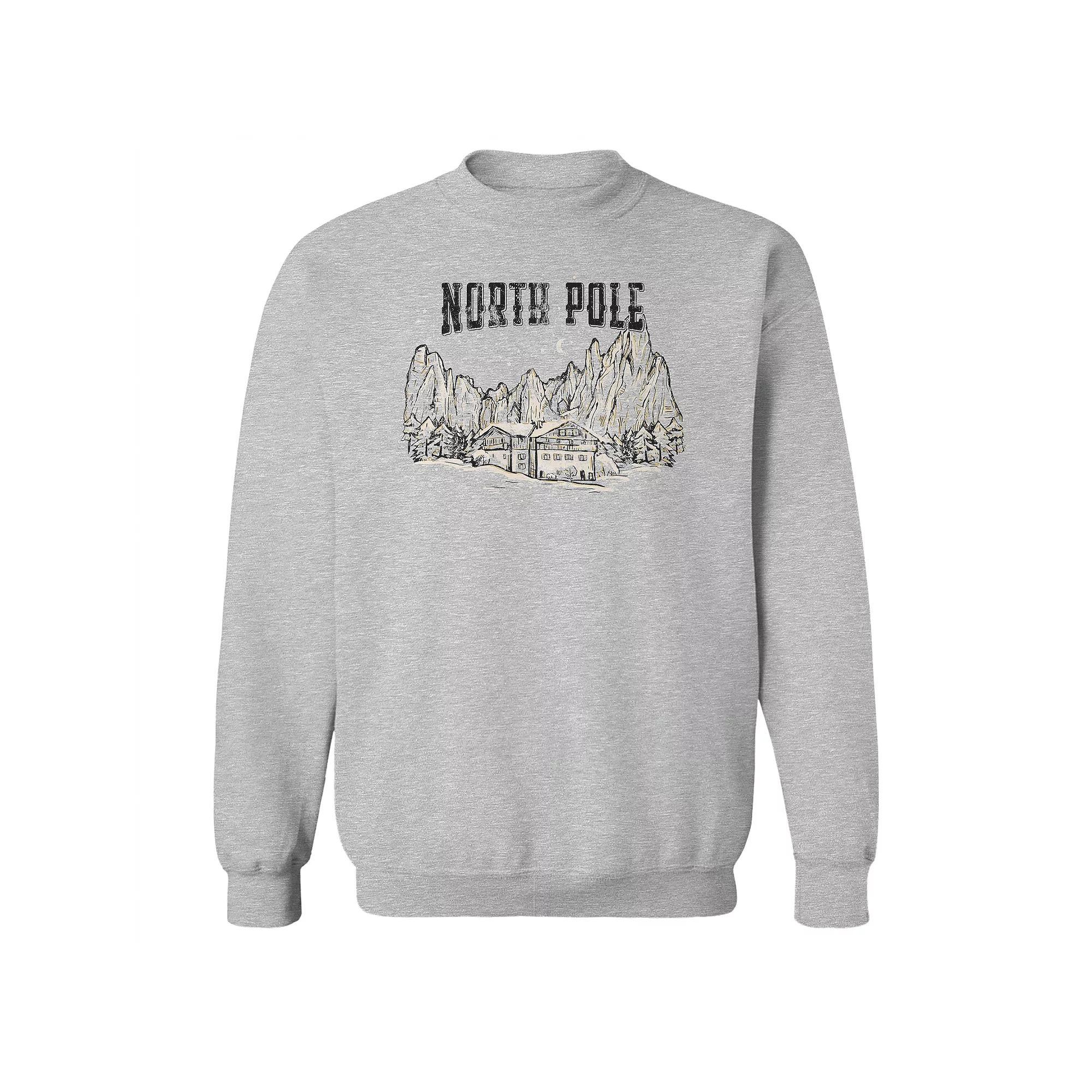 Men's North Pole Cabin Fleece Sweatshirt, Women's, Size: Medium, Sport Gray Product Image