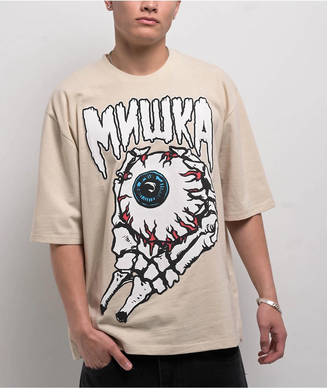 Mishka Skeleton Natural T-Shirt Product Image