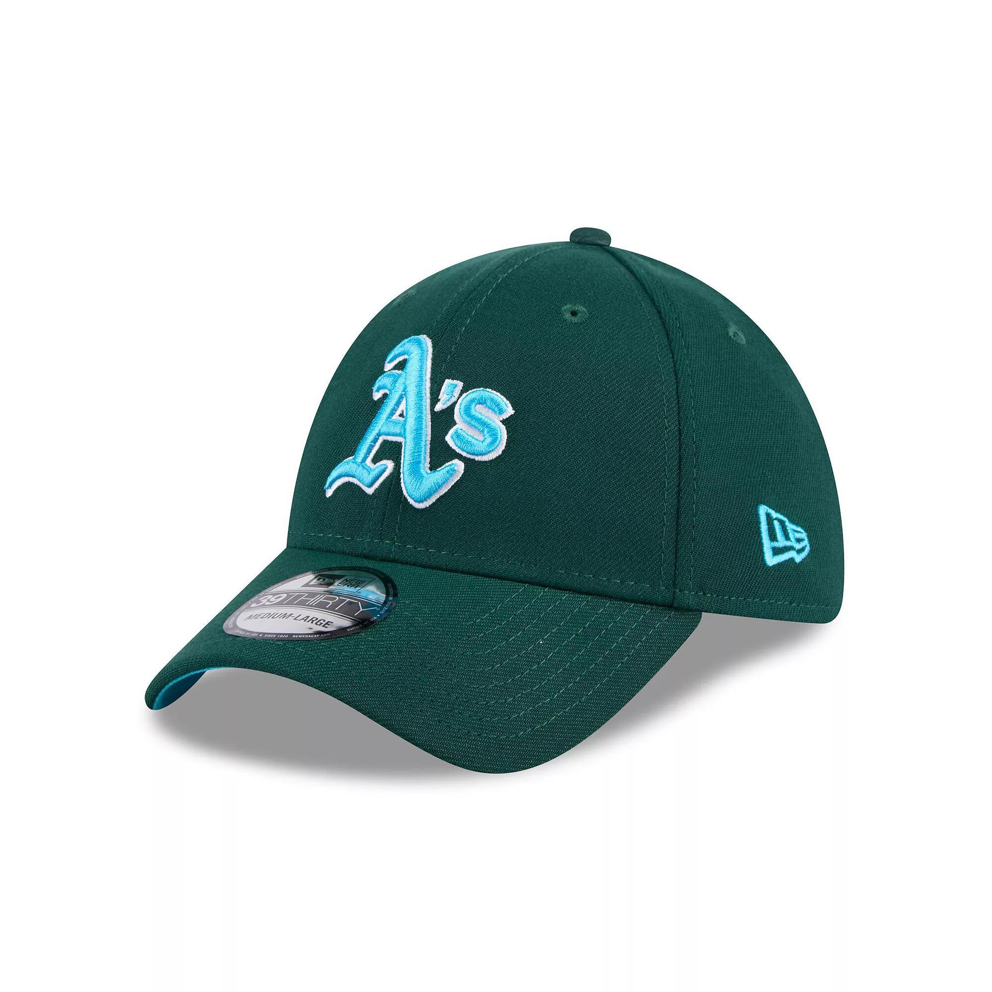 Men's New Era Green Oakland Athletics 2024 Father's Day 39THIRTY Flex Hat, Size: Large/XL Product Image