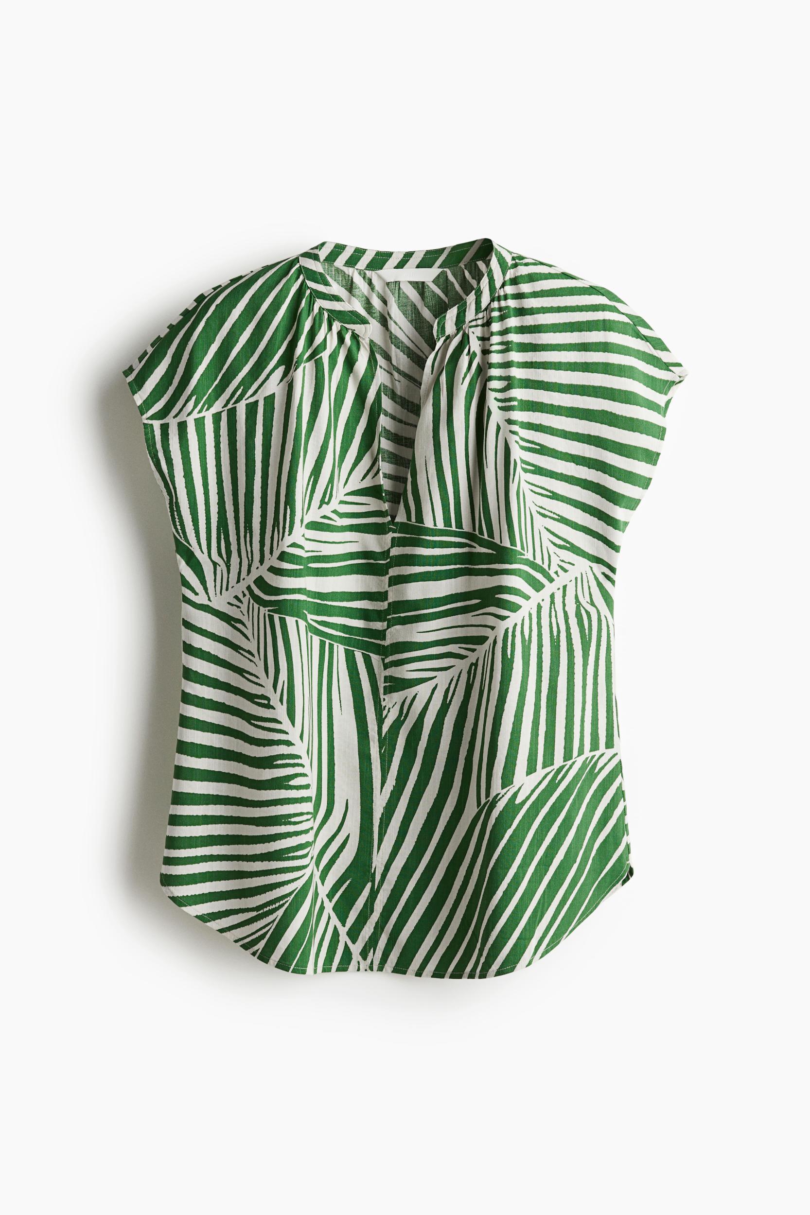 Band-Collar Blouse Product Image