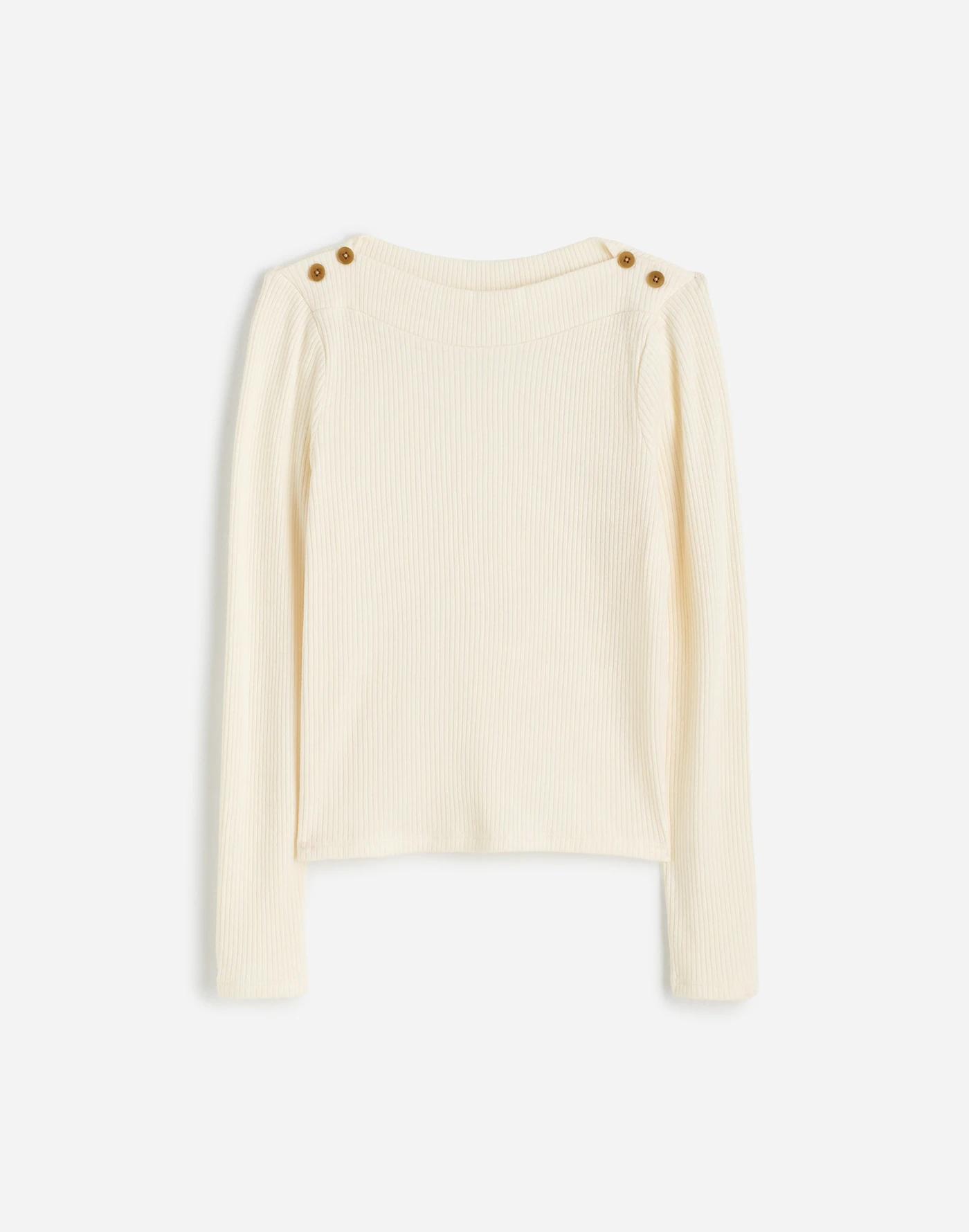Boatneck Long-Sleeve Tee Product Image