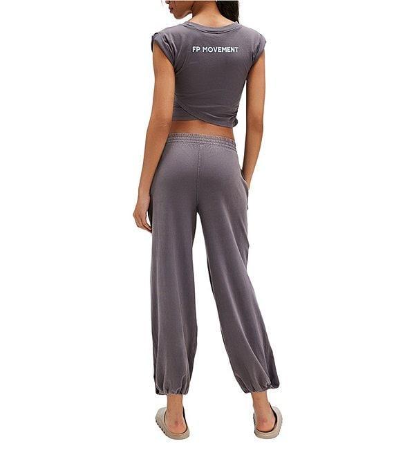 FP Movement Hot Shot Logo Crew Neck Short Sleeve Crossover Hem Set Product Image