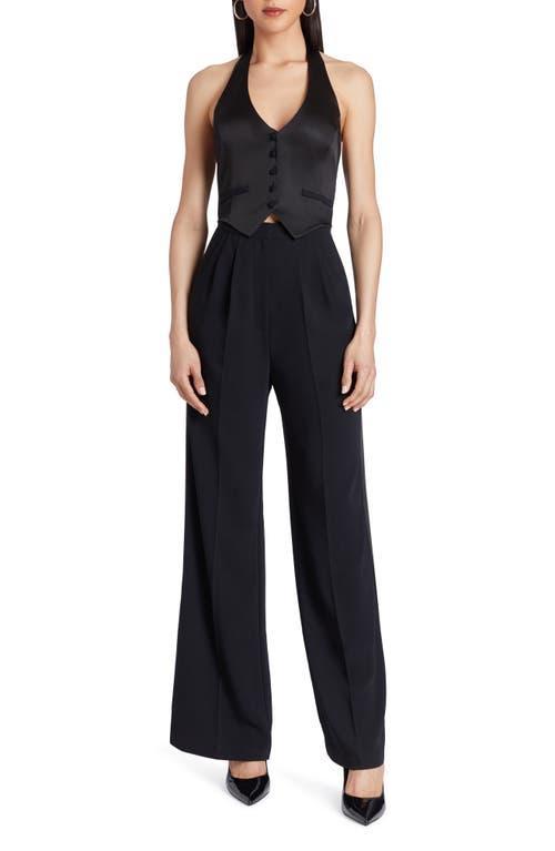 Satin Isadore Jumpsuit Amanda Uprichard Product Image