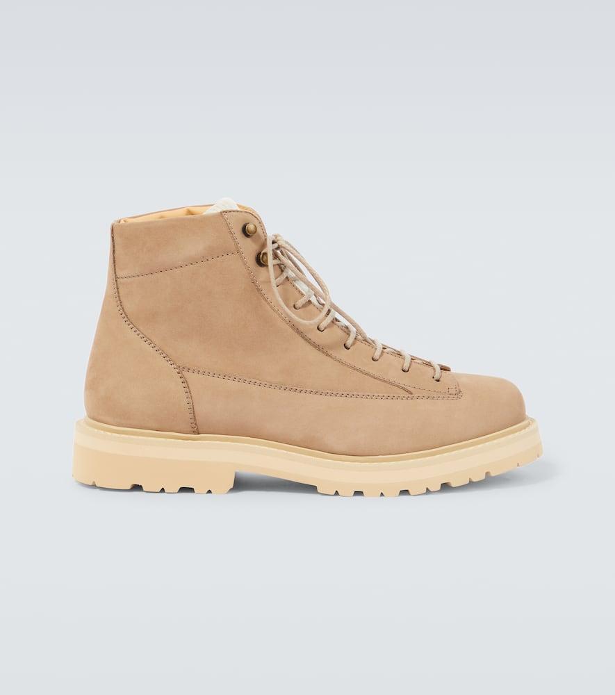 Suede Hiking Boots In Neutrals Product Image