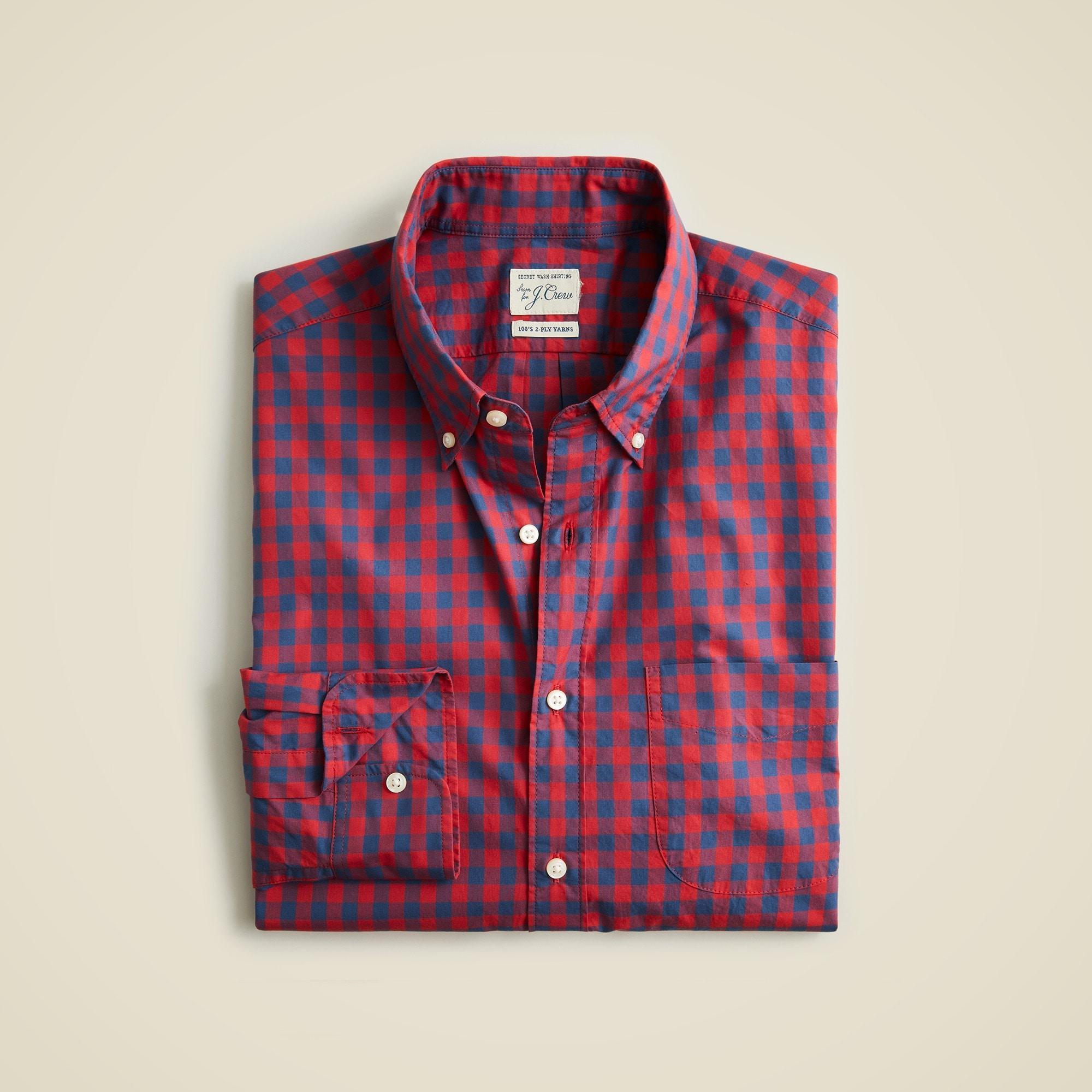 Relaxed Secret Wash cotton poplin shirt Product Image