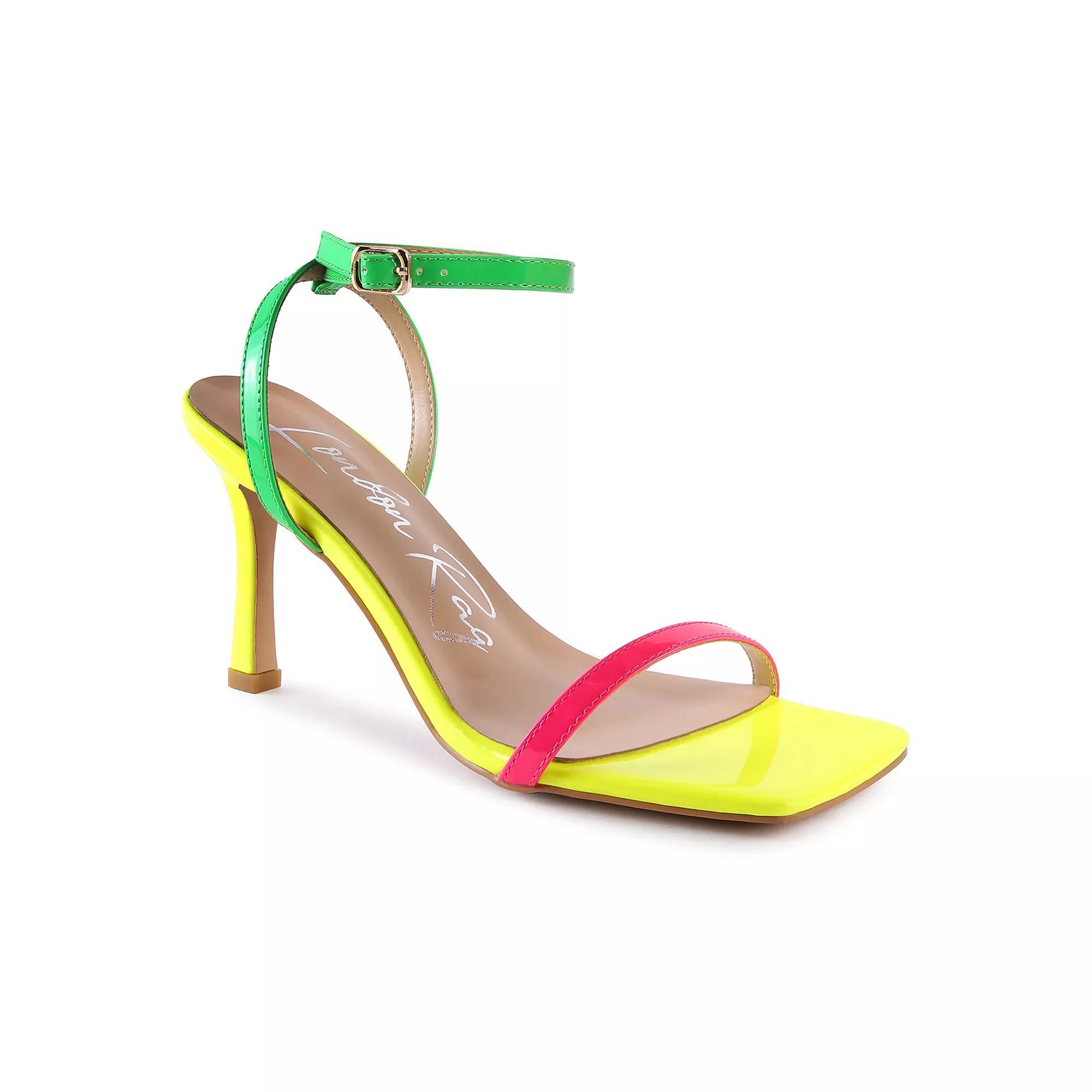 London Rag Fantasy Spool Women's Mid Heel Sandal, Size: 5, Multi Product Image