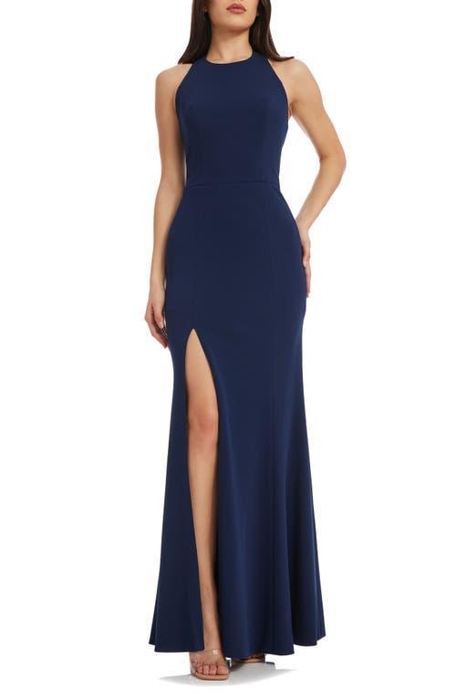 Womens Paige Halterneck Mermaid Gown Product Image