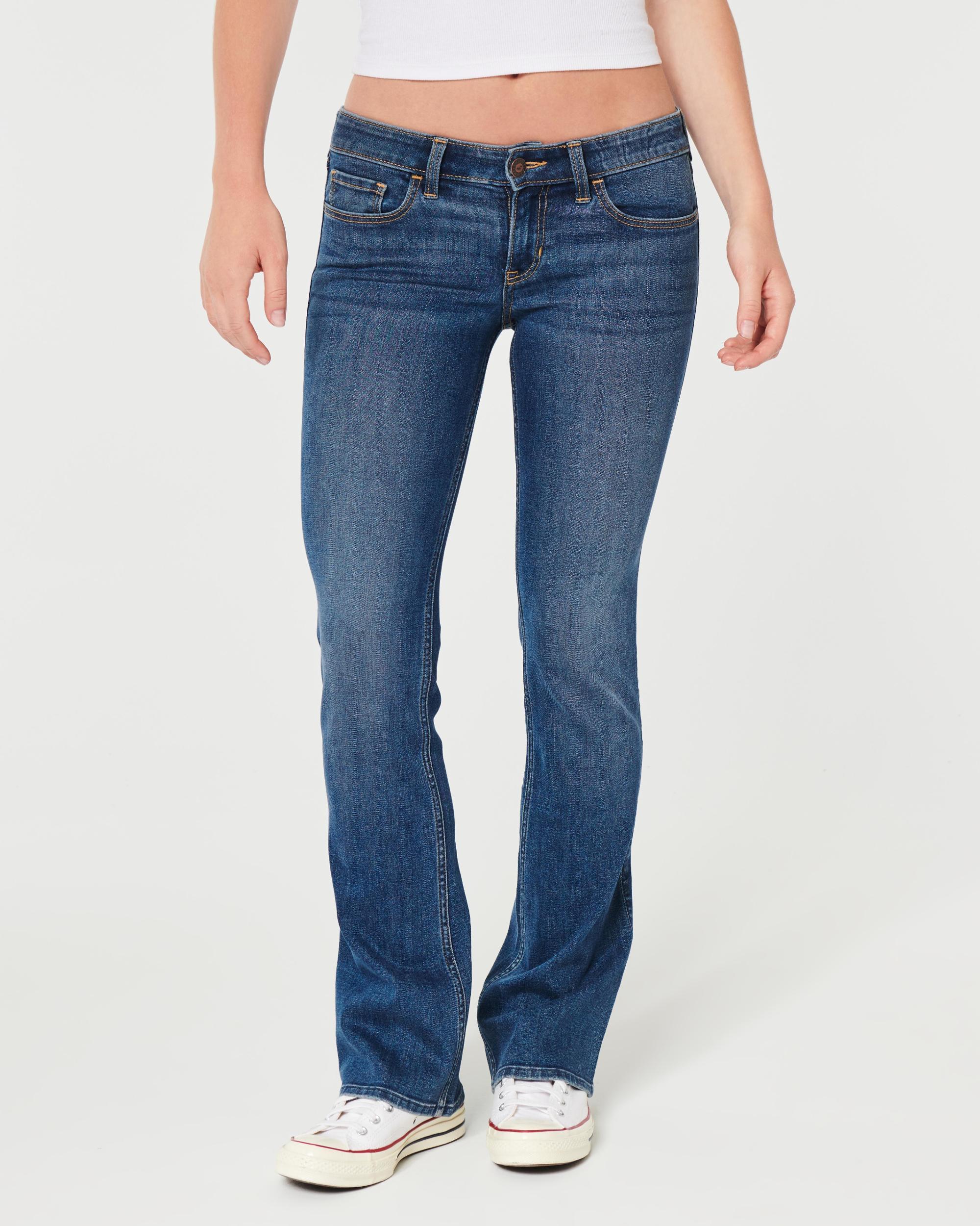 Low-Rise Dark Rinse Wash Boot Jeans Product Image