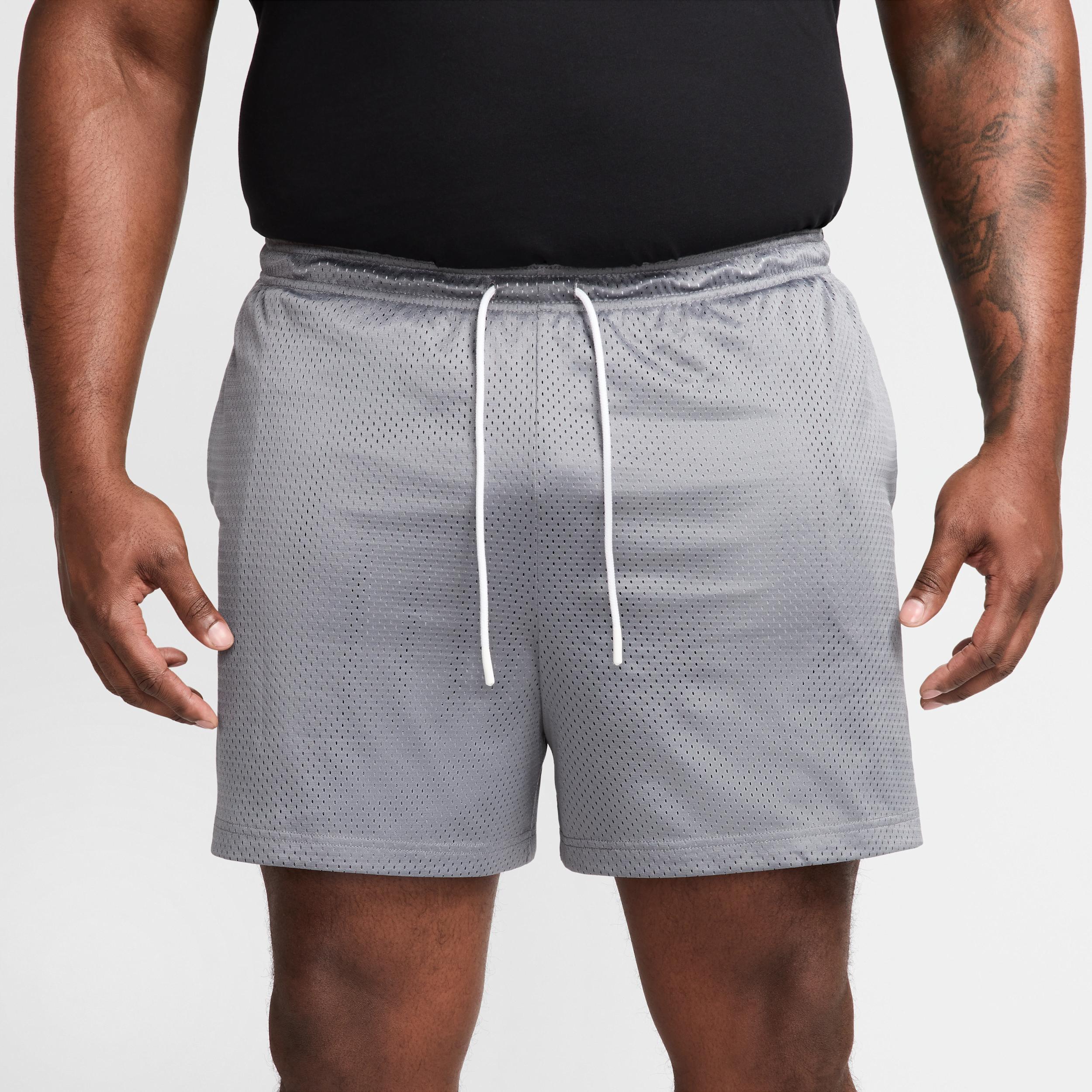 Men's Nike Dri-FIT 5" Mesh Basketball Shorts, Size: XXL, Safety Orange Product Image