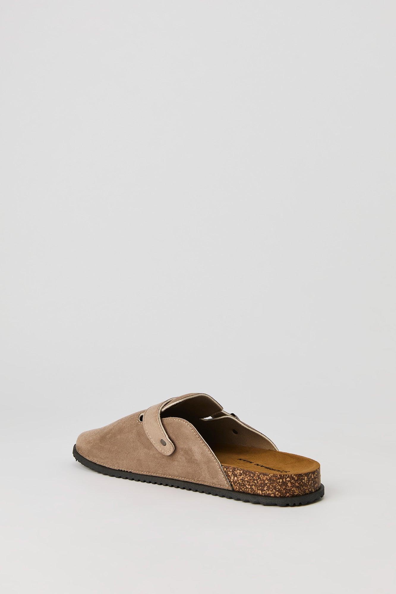 Faux Suede Clog Sandal Male Product Image