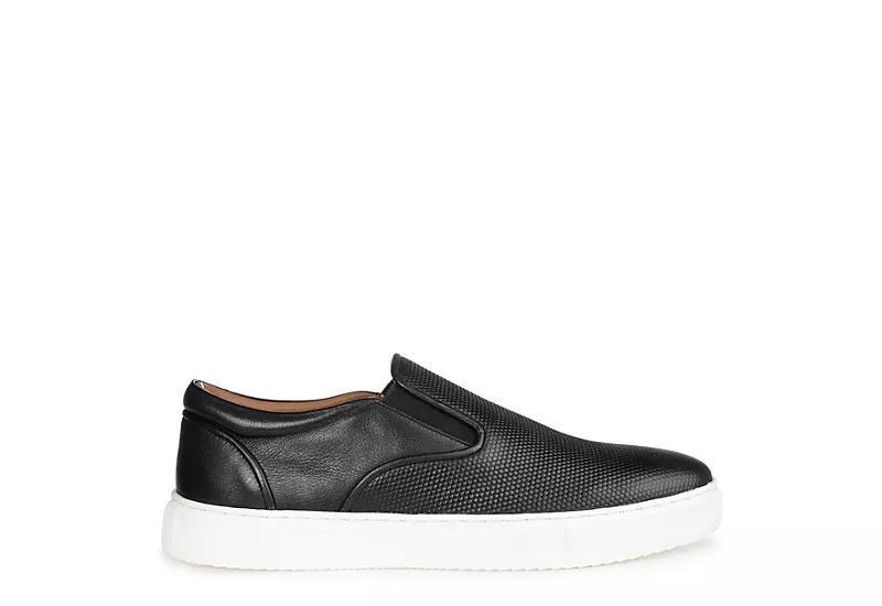 Thomas & Vine Conley Mens Leather Slip-On Sneakers Product Image