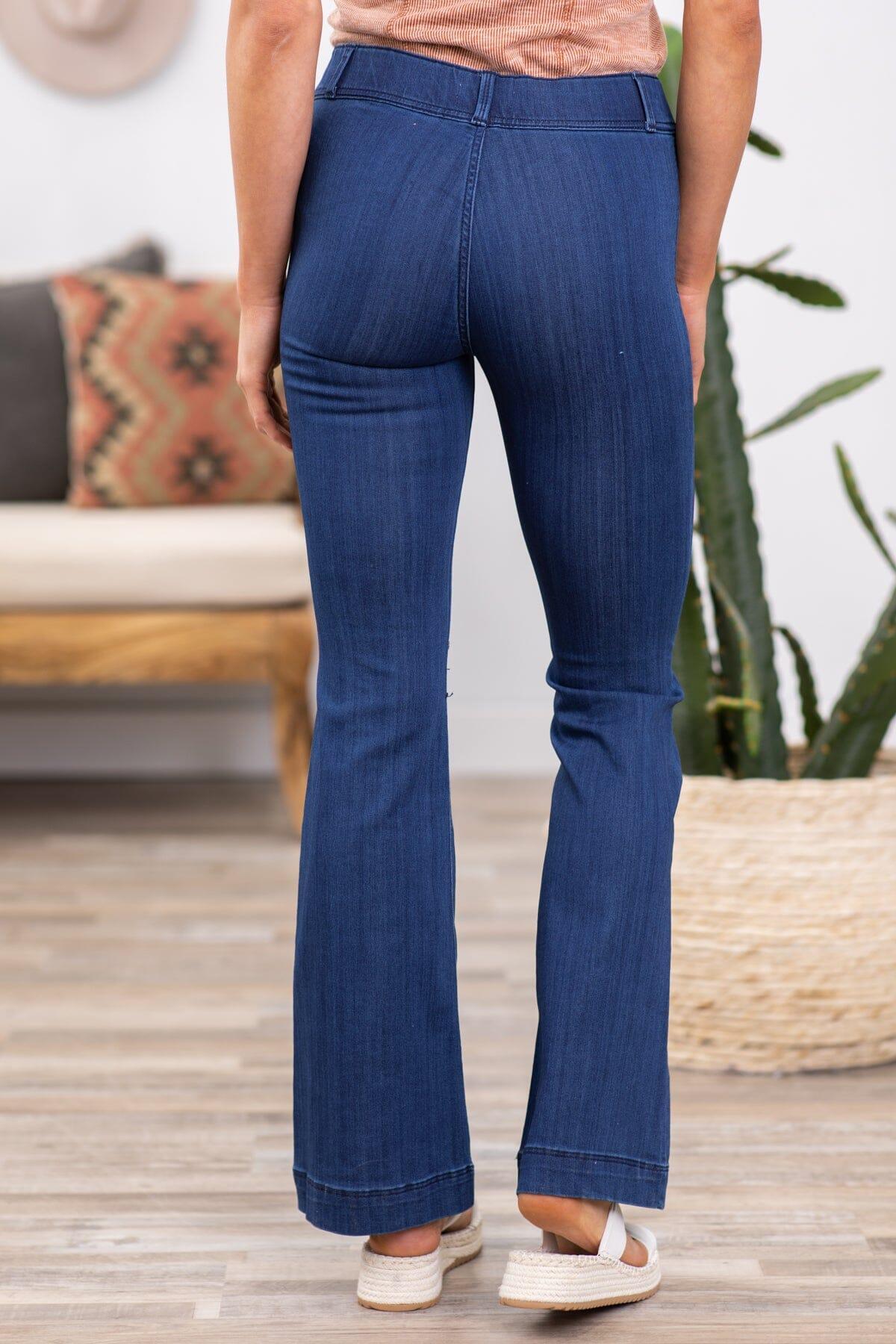 Cello Pull On Flares With Front Seam Detail Product Image