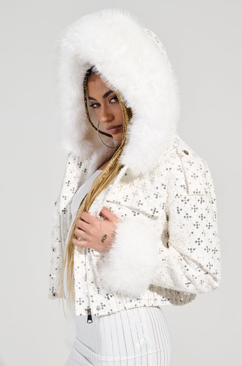 SNOWBIRD FUR TRIM PUFFER Product Image