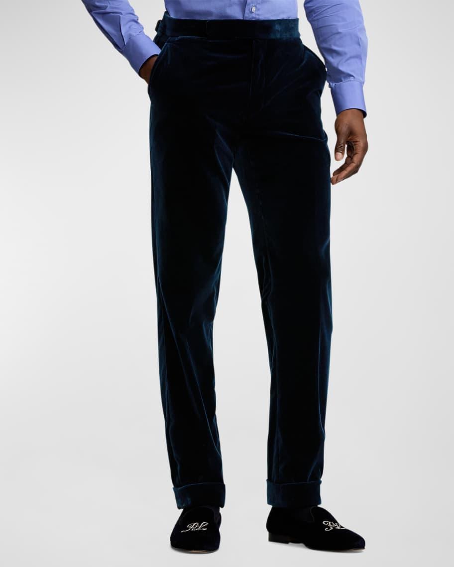 Mens Gregory Hand-Tailored Velvet Trousers Product Image