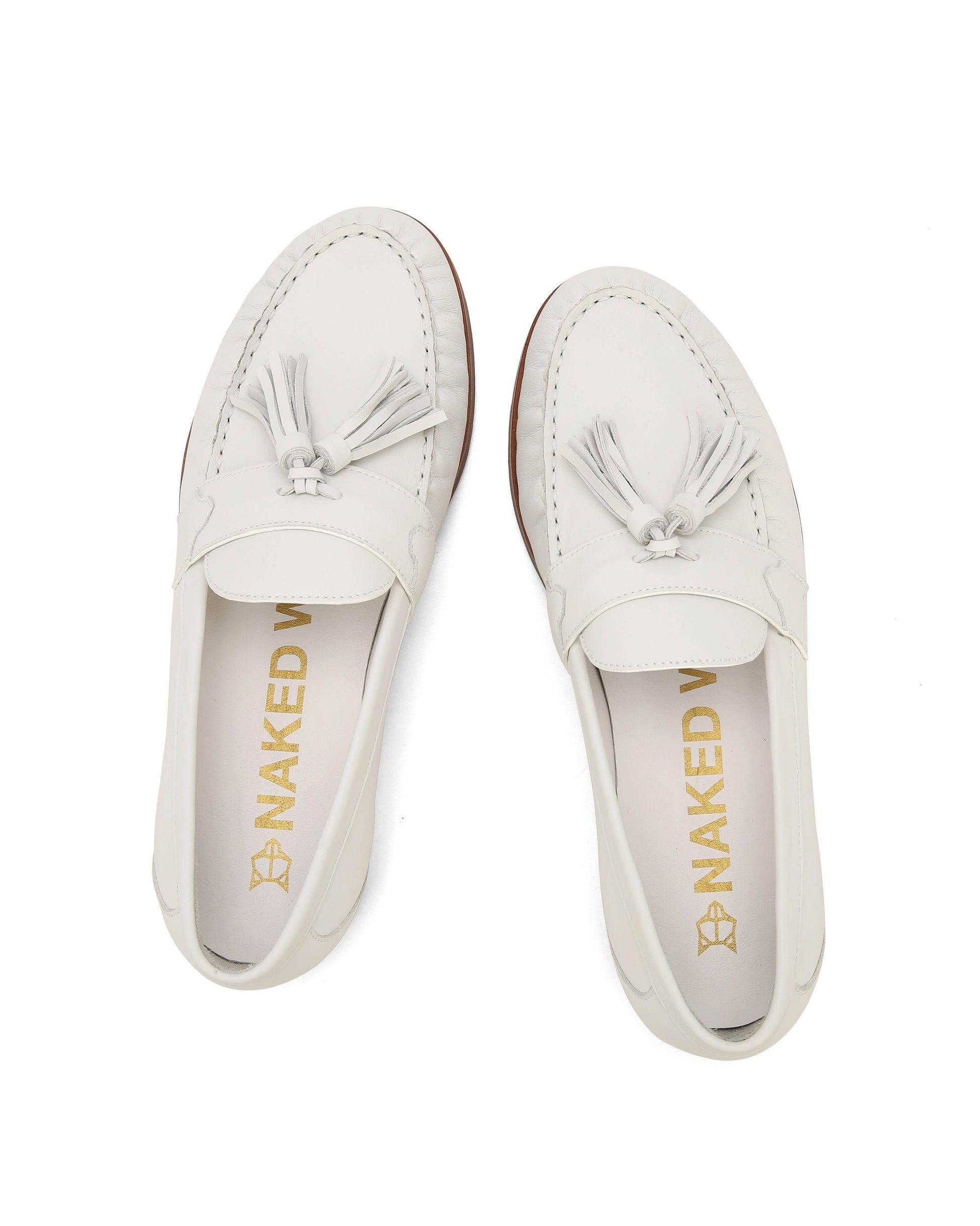 Lido Pure White Wave Cow Suede Product Image