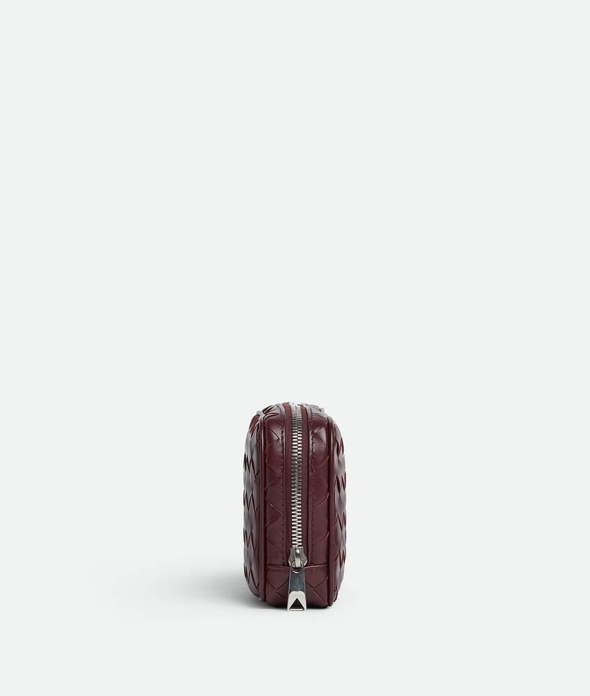 Men's Intrecciato Small Organizer in Madder brown Product Image
