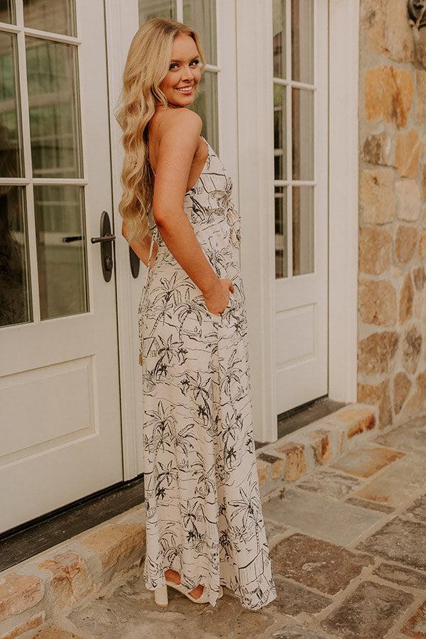 Costa Rica Cutie Linen-Blend Maxi Dress Product Image