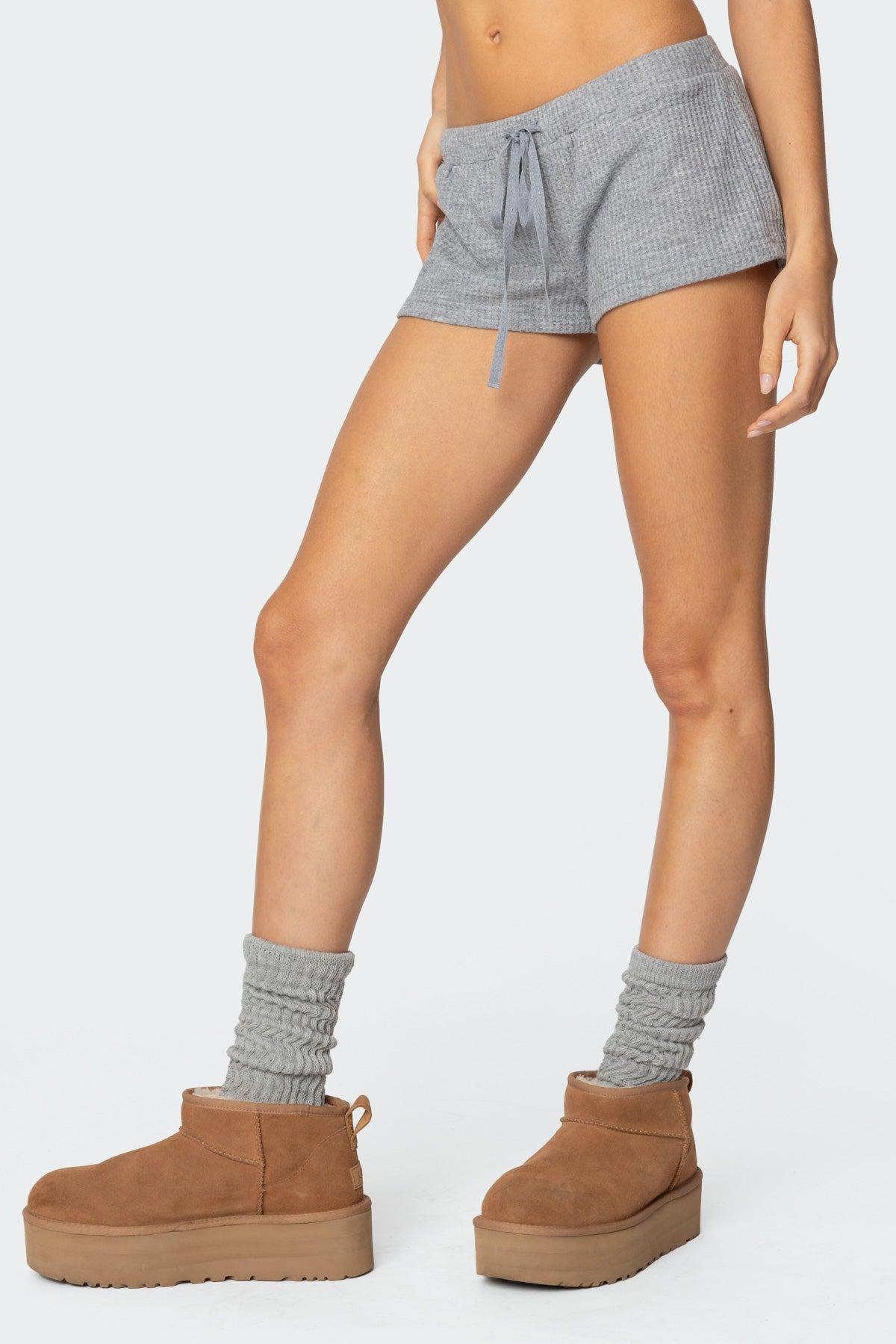 Teddy Waffle Shorts Product Image