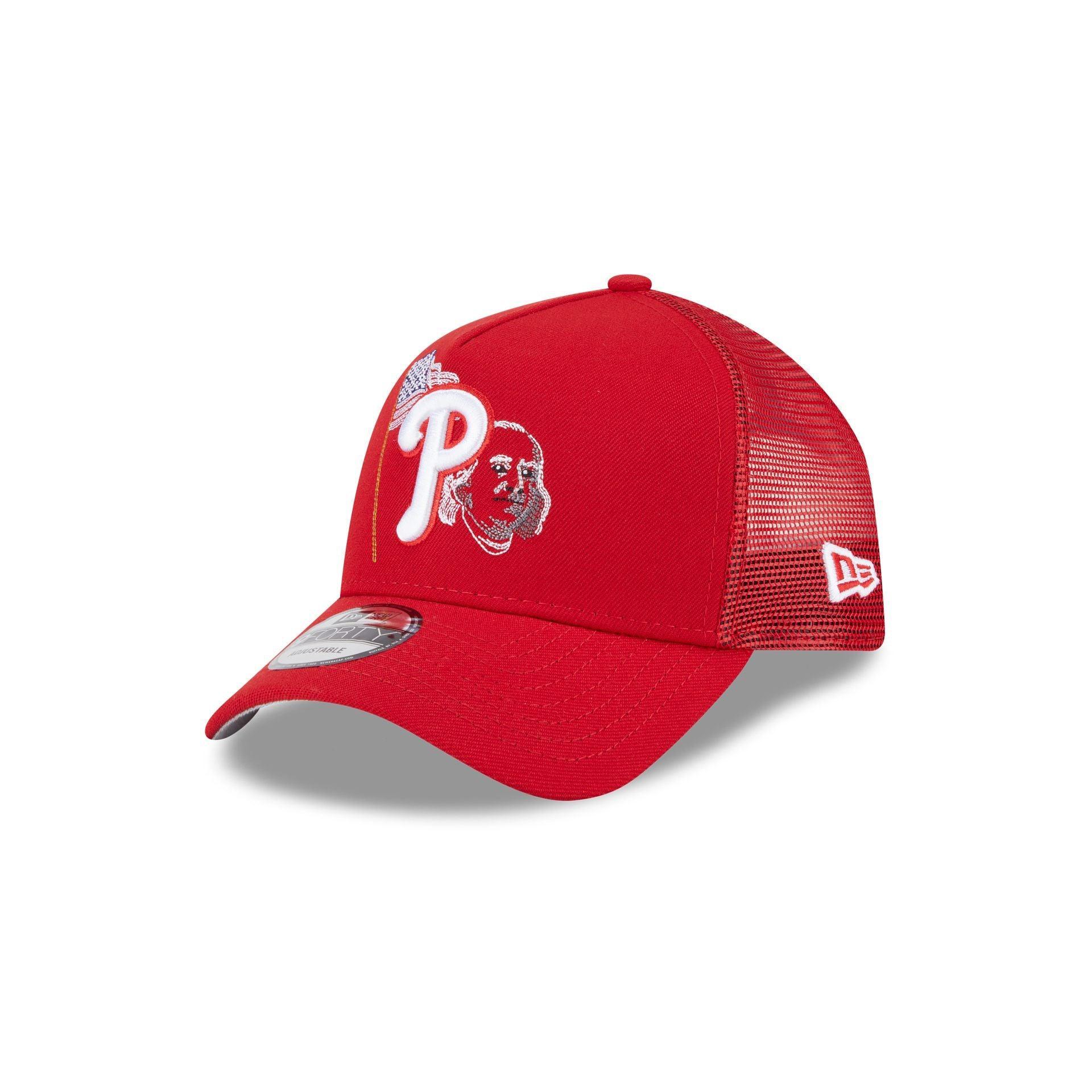 Philadelphia Phillies State Stitch 9FORTY A-Frame Trucker Hat Male Product Image