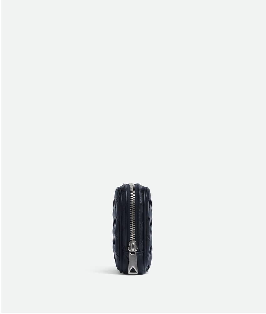 Women's Intrecciato Teen Pouch in Black Product Image