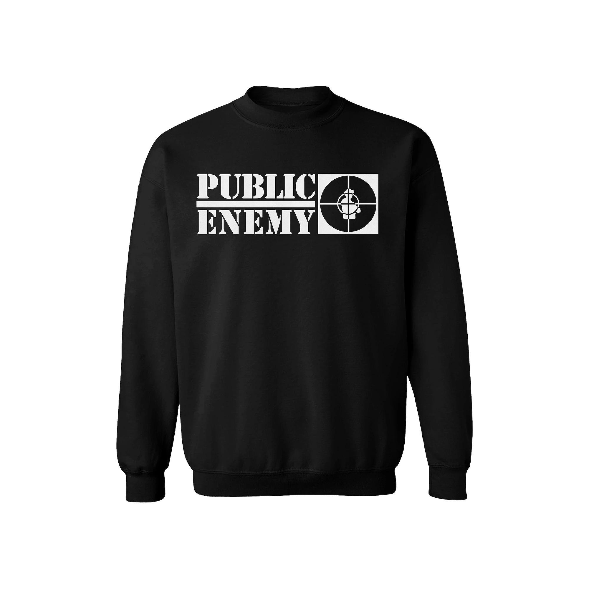 Men's Public Enemy Logos Sweatshirt, Size: Medium, Black Product Image