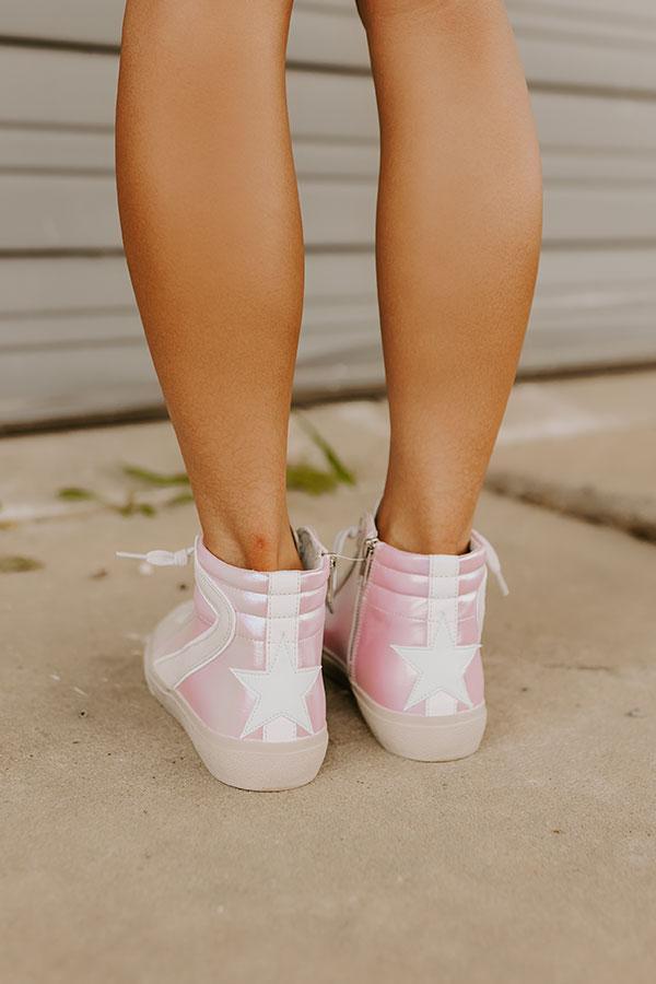 The Daphne Vintage Metallic Sneaker Product Image