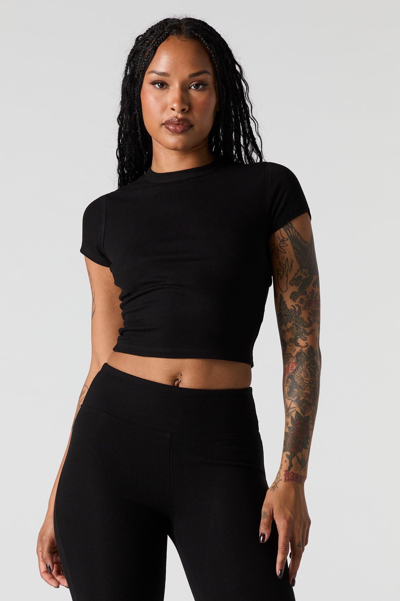 Active Soft Ribbed T-Shirt Female Product Image