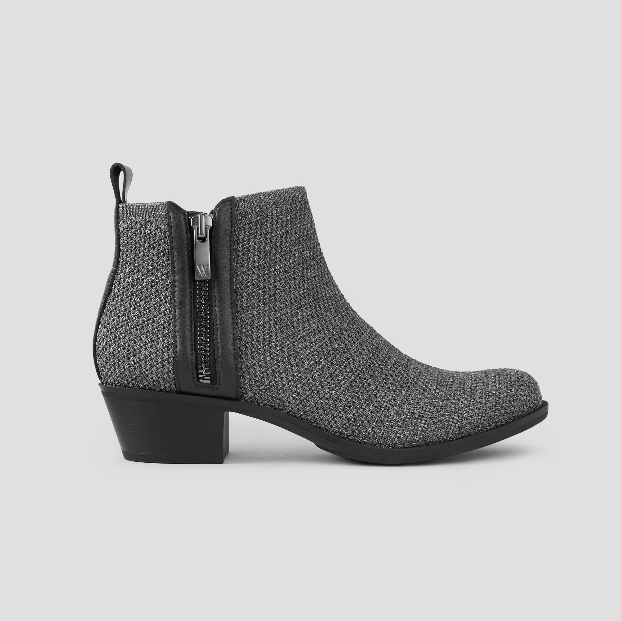 Zip Up Western Ankle Boots (Taylor) Product Image